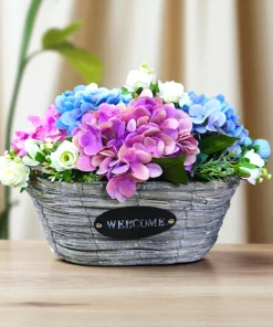 ARTIFICIAL FLOWER BASKET 6855-102